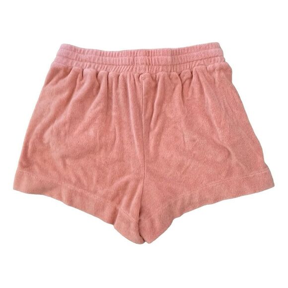 UGG ~ Women’s Orange pull on Terry Cloth Pull On shorts ~ size M ~ drawstring - Picture 2 of 10